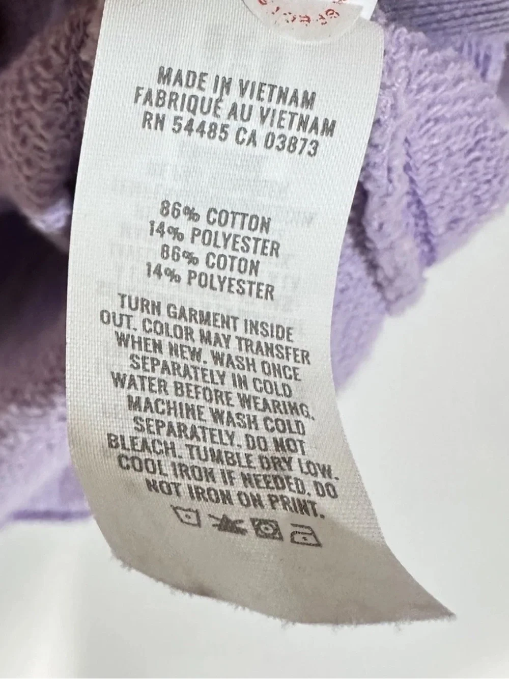AERIE Women’s Lavender Going Off The Rails” Graphic Crewneck Sweatshirt Size XS